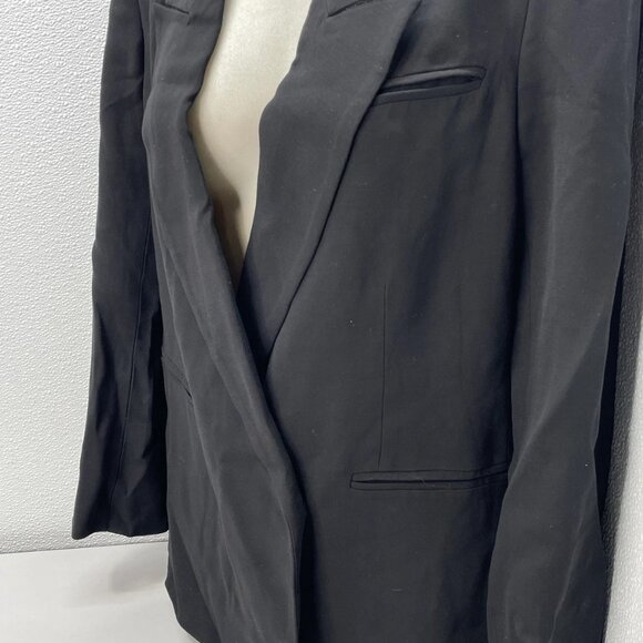 NEW ARGENT  Women's Blazer Madison Viscose Wool Crepe Size 6 Black - Picture 5 of 7